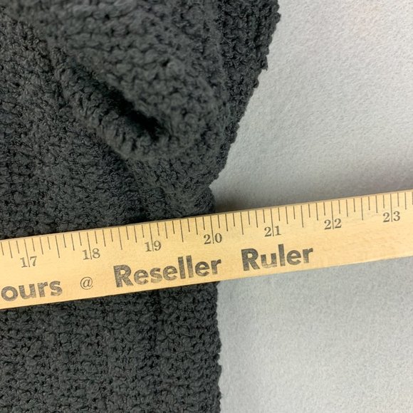 **SOLD**Iro Jacket Womens 40 US 8 Black Open Front Boucle Shavani Fringe Short - Picture 10 of 15